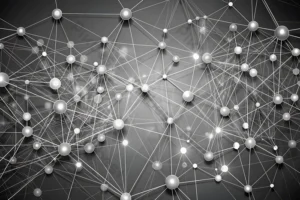 abstract network visualization with interconnected nodes and geometric patterns 11462931.jpg!w700wp